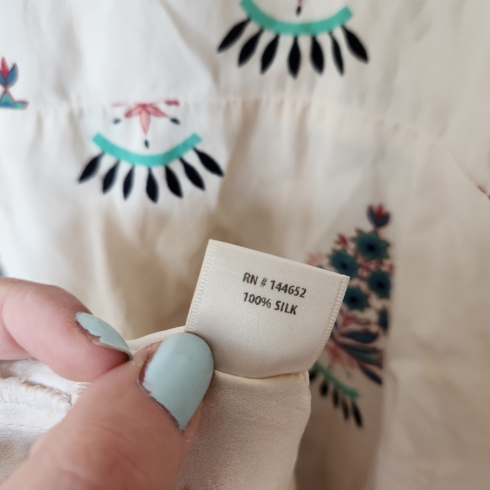 Stone Cold Fox Hamlet Dress Ivory Fleur Robe - Picture 7 of 11